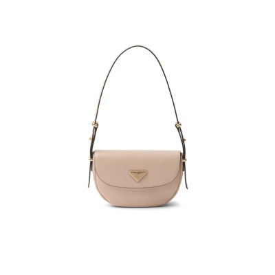 PRADA ARQUÉ LEATHER SHOULDER BAG 1BD365 (23*12*6cm)